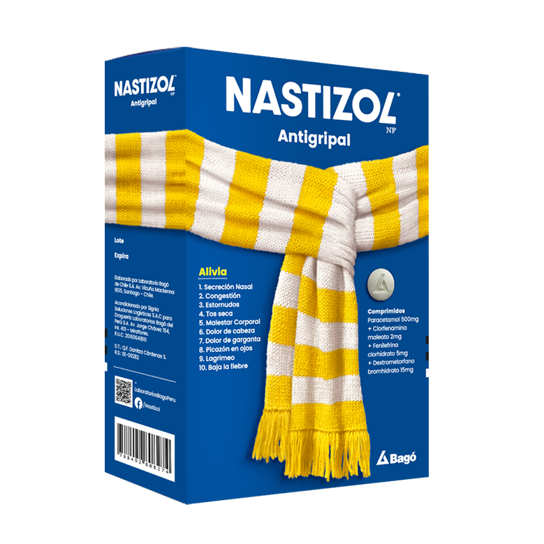 Nastizol NF Antigripal - Caja x200 comprimidos